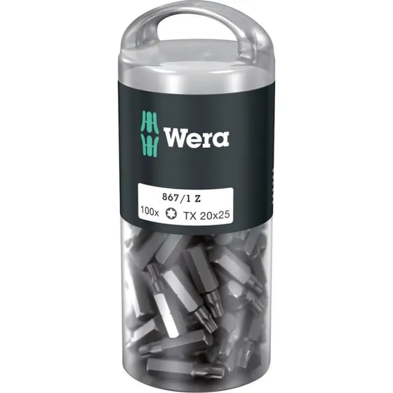 Wera 867/1 Z TX Bits - TX20 (25 mm)