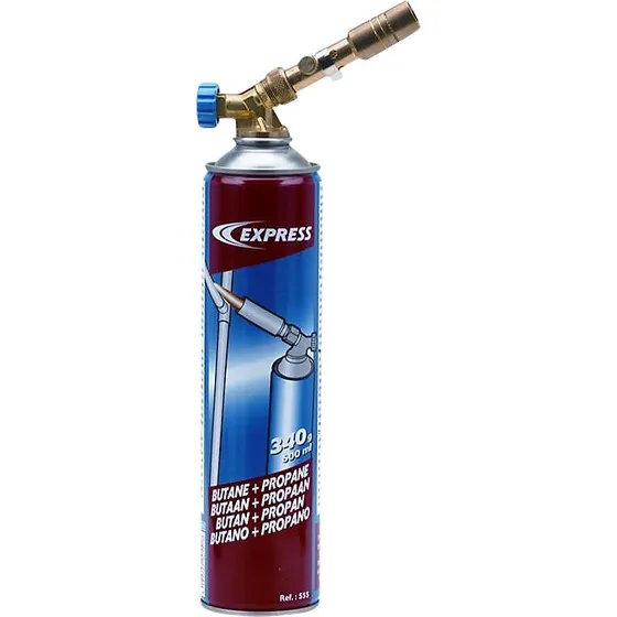 Express blæselampe 511 med gasflaske nr. 555