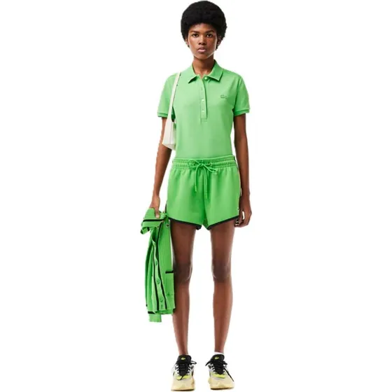 Lacoste Herre Kortærmet Polo Teal med Krokodillelogo