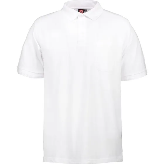 ID PRO Wear Polo 0320 med brystlomme, sort