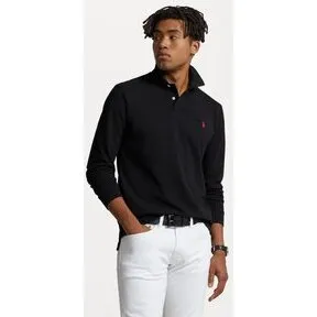 Polo Ralph Lauren Custom Slim Fit Polo - Sort