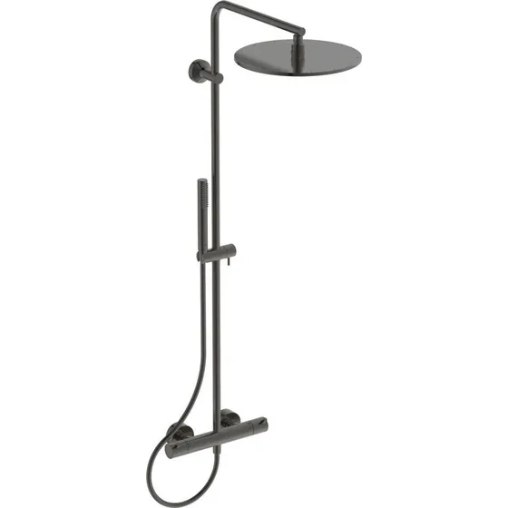 Ideal Standard Ceratherm T125 brusesæt, Magnetic Grey