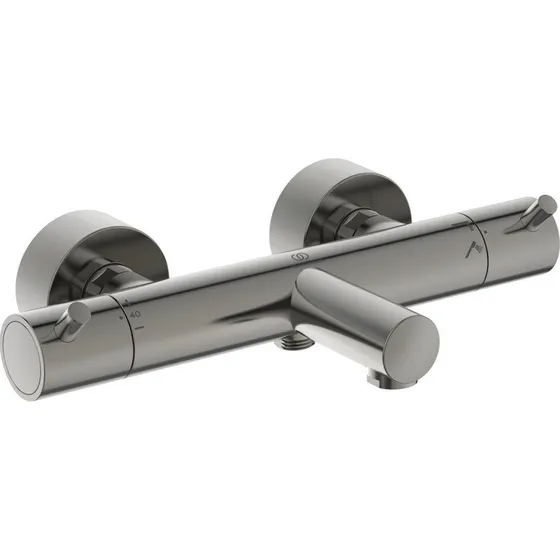 Ideal Standard Ceratherm T125 kar-/brusetermostat, Silver Storm