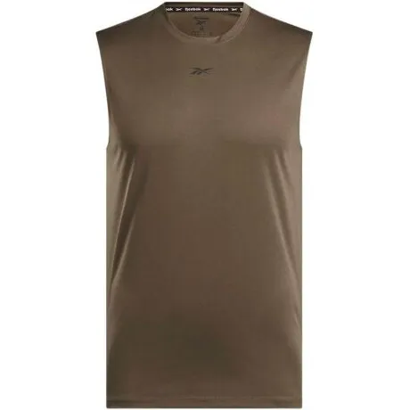 Reebok Id Train Sleeveless Tech T-shirt uden ærmer, Brun L