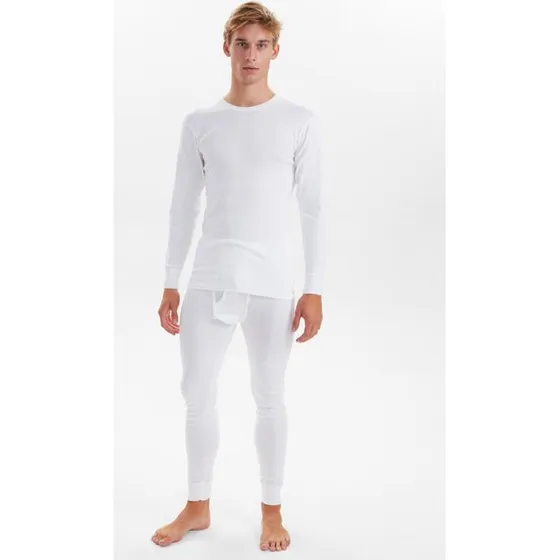JBS langærmet t-shirt i hvid bomuld - Original Style 14