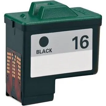 Pixojet Lexmark 16 BK 10N0016 – sort 12 ml
