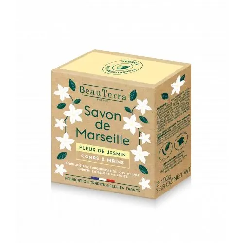 Beau Terra Marseille Sæbe - Jasmin, 100g