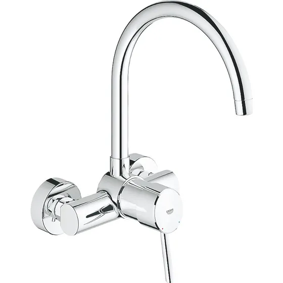 Grohe Concetto Køkkenarmatur til vægmontage, Krom