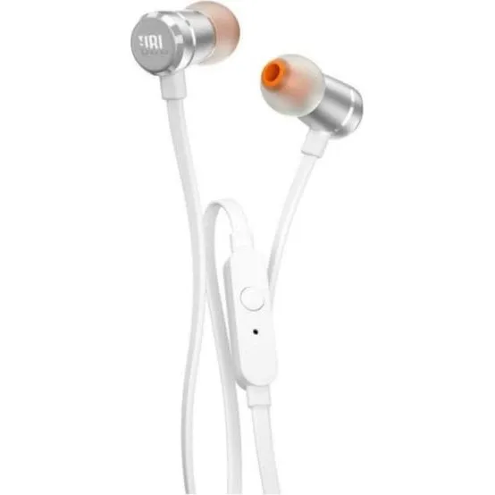 JBL T290 In-Ear Hovedtelefoner - Hvid/Sølv