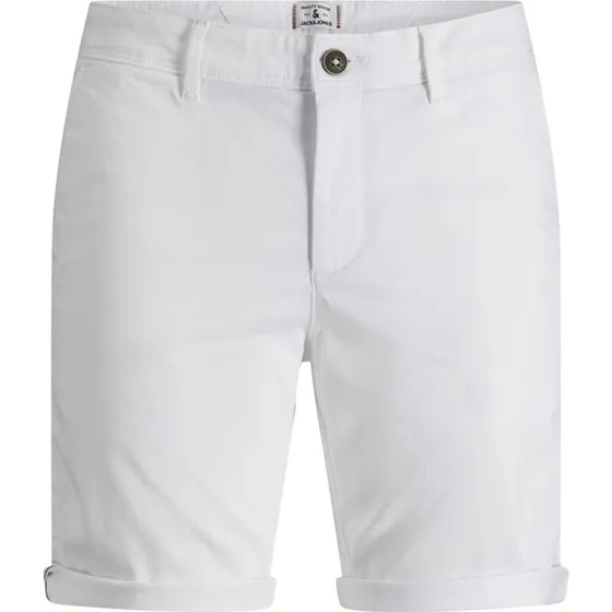Jack & Jones JPSTBOWIE JJSHORTS Solid White - Chino Shorts