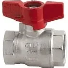 Cimberio RED6 Kuglehane 3/4" muffe/muffe m. T-greb