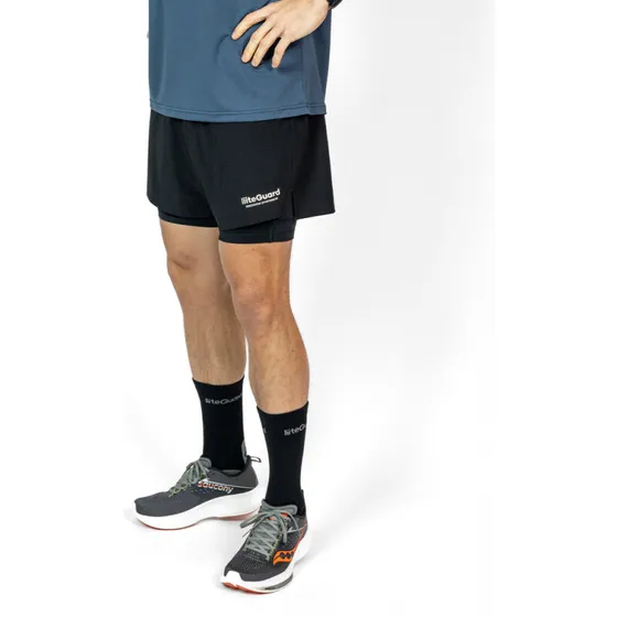 GLU-TECH Running 2in1 Shorts - Herre