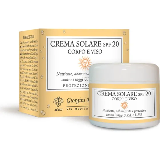 Dr Giorgini Solcreme SPF 20 Krop og Ansigt 100 ml