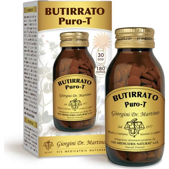 Dr Giorgini Pure Butyrate-T 500 mg - 180 tabletter