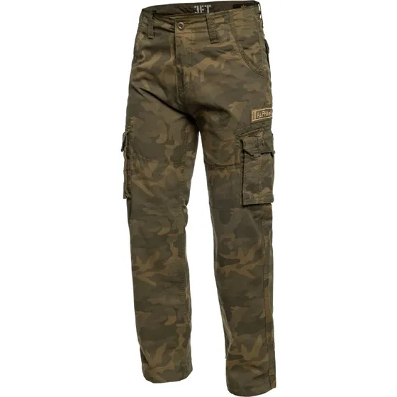 Alpha Industries Jet Pant Camo - Cargo bukser