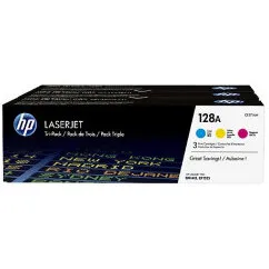 HP 128A (CF371AM) trefarvet multipack toner