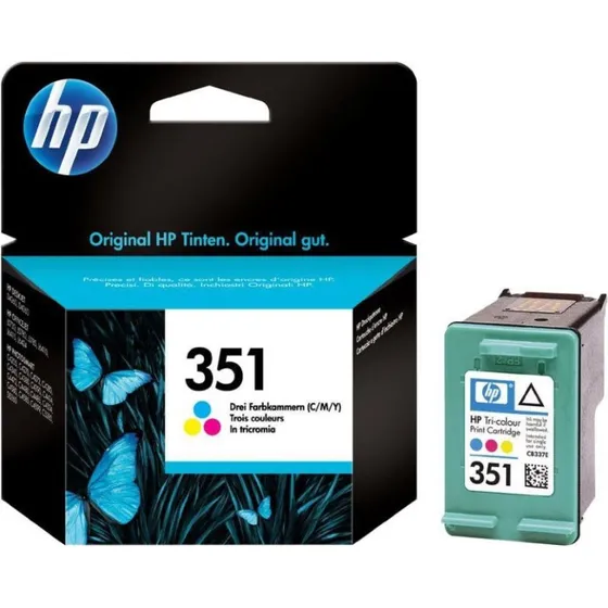 HP CB337EE 351 Blækpatron Farve (Cyan, Magenta, Gul)