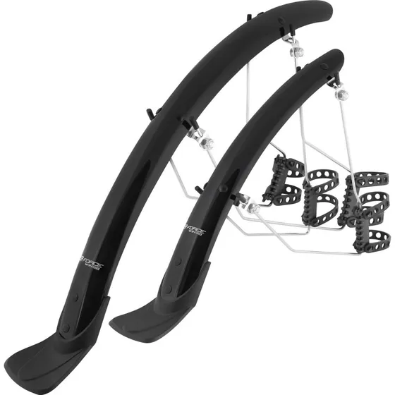 Force Win38 Aluflex Cykelskærme, 28" (700c), 38mm, Sort