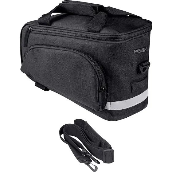 FORCE Slim Bud taske til bagagebærer, 9L, sort