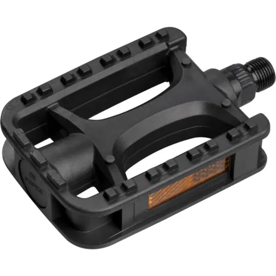 Force Arto Plastik Pedal med lejer, Sort