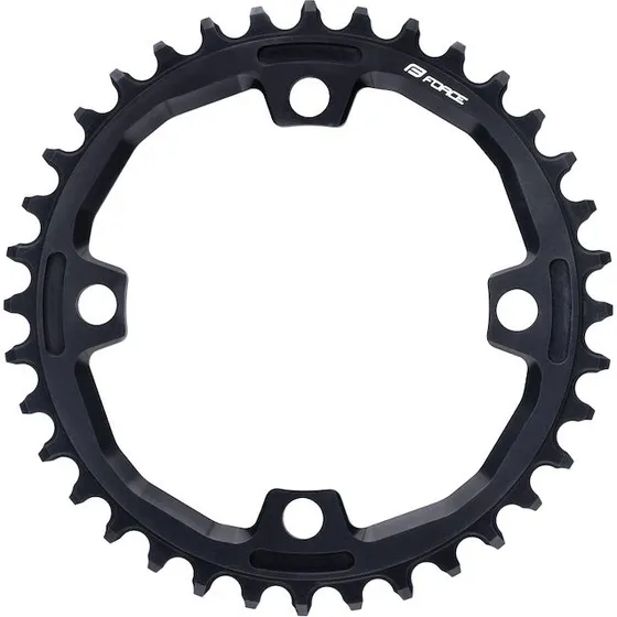FORCE NW klinge 36T 4-bolt BCD 104 CNC Aluminium Sort