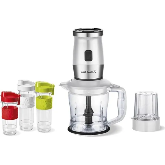 Concept SM3391 Bordblender, 1,2L, 700W, Rustfrit stål/Hvid