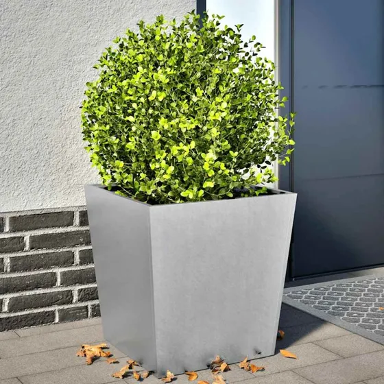 vidaXL plantekasser 2 stk. 50x50x50 cm i galvaniseret stål