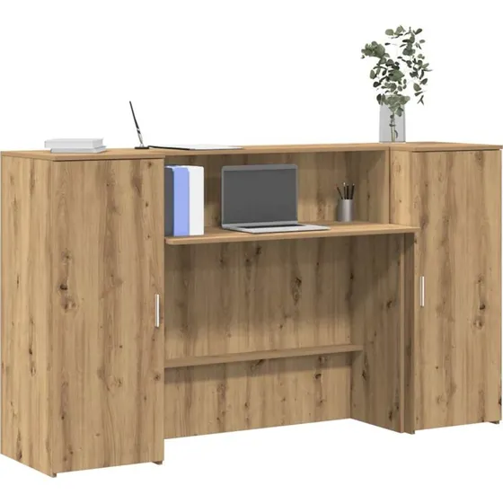 vidaXL Receptionsskranke 180x50x103,5 cm i kunsteg