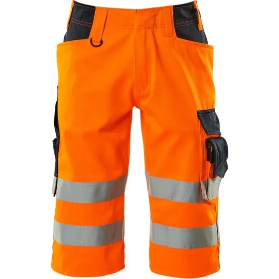 MASCOT Luton 15549 Hi‑Vis knickers, orange/mørk marine