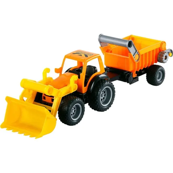 Cavallino Traktor med Frontlæsser og Trailer