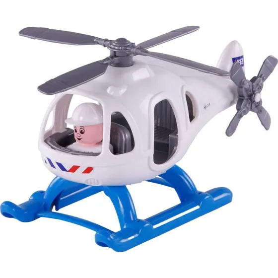 Cavallino Politihelikopter med figur - 29,5 cm