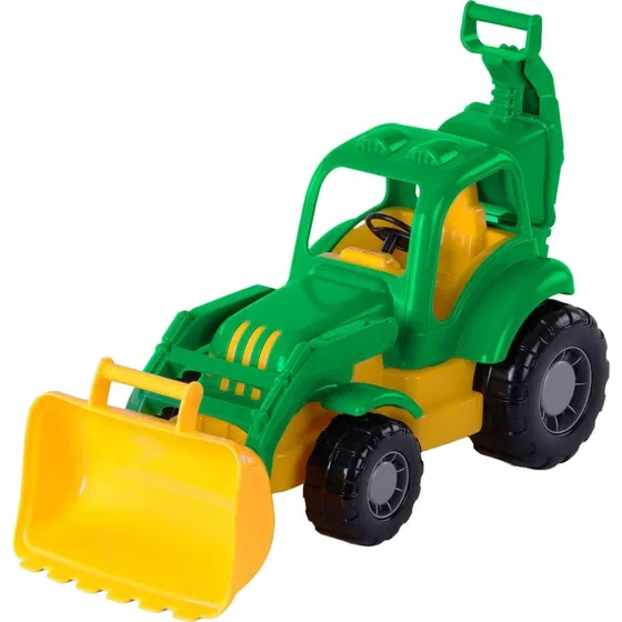 Cavallino Toys Classic Excavator Tractor, 37cm, Grøn