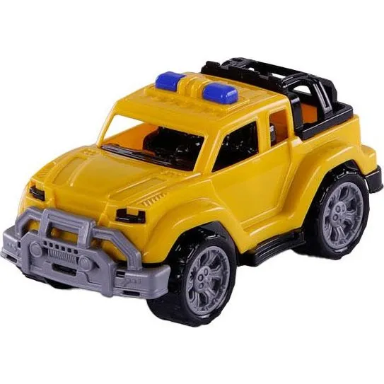 Cavallino Trendy Jeep Legetøjsbil, Gul, 22cm