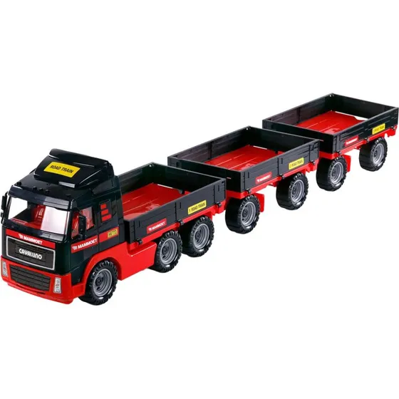 Cavallino Mammoth 1146MT01 Legetøjslastbil med Dobbelt Trailer - 1:16