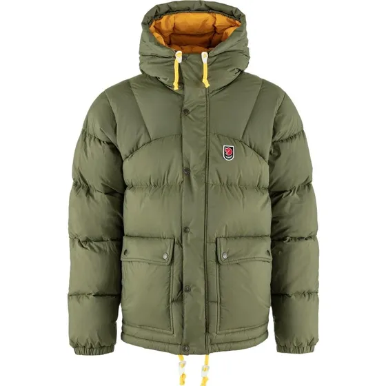 Fjällräven Expedition Down Lite Jacket Herre, Grøn/Mustard-XL