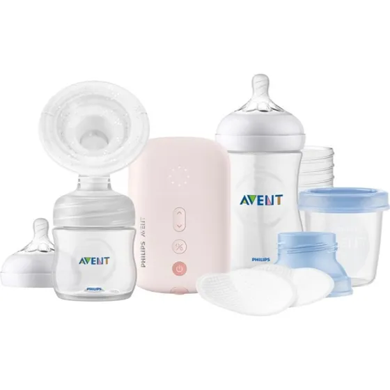 Philips Avent SCD395/21 Brystpumpesæt med flasker og kopper