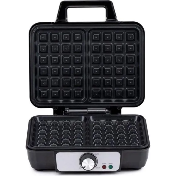 ALPINA Elektrisk vaffeljern 1000W - Sort
