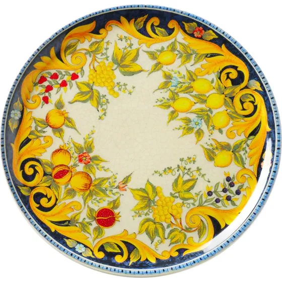 Hendi Napoli Pizzatallerken i porcelæn, 33 cm - Sæt med 6