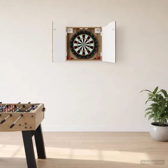 vidaXL Dartskab Artisan-eg 56 x 12 x 63 cm