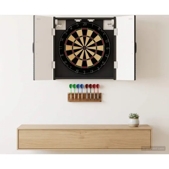 vidaXL Dartskab HAARLEM Sort, 52,5 x 10,5 x 53,5 cm
