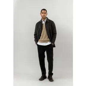 MMG Barkley uldfrakke – slate black