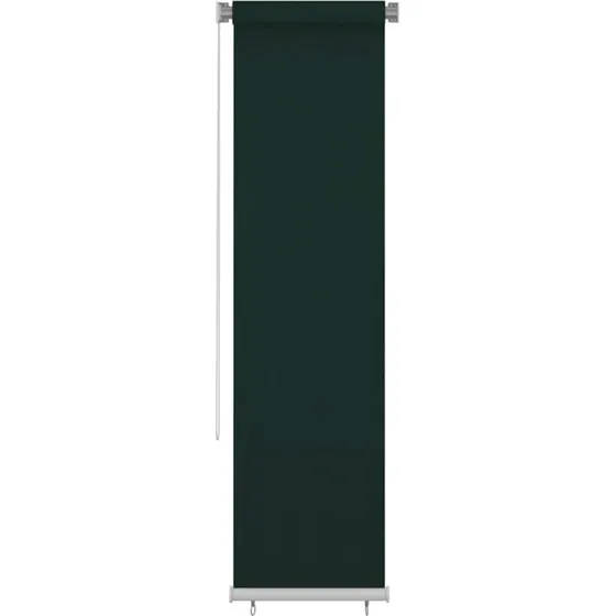 vidaXL udendørs rullegardin 65 x 230 cm HDPE mørkegrøn
