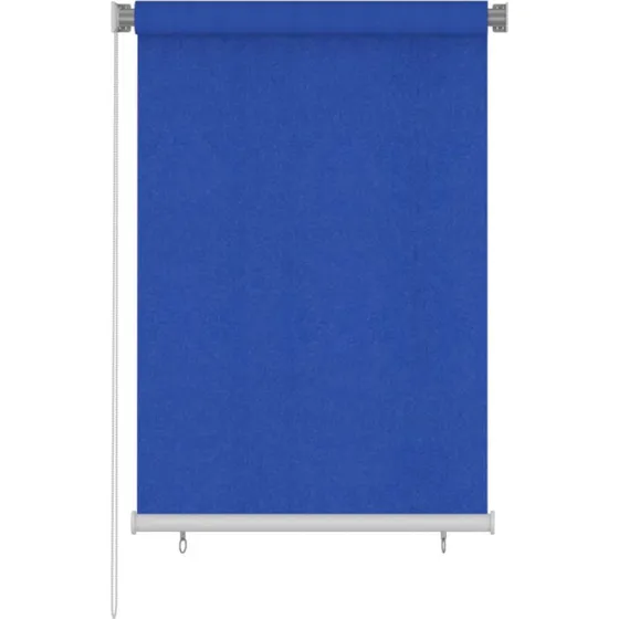 vidaXL udendørs rullegardin 105 x 140 cm HDPE blå