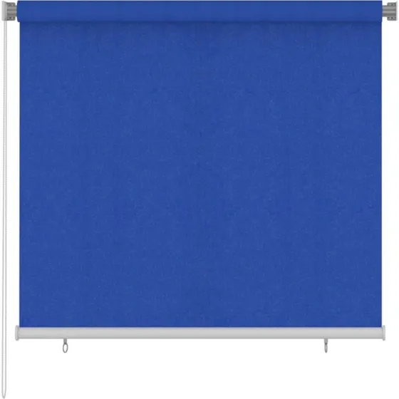 vidaXL udendørs rullegardin 165 x 140 cm HDPE blå