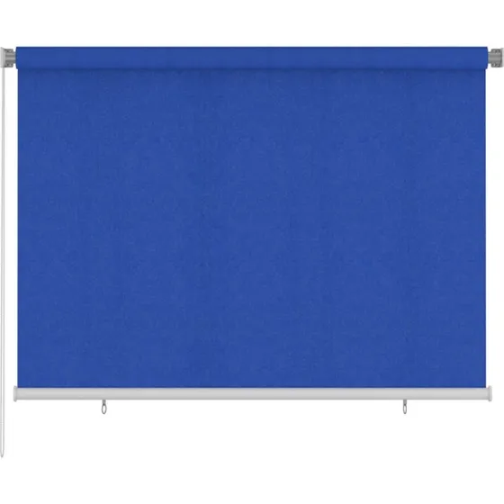 vidaXL udendørs rullegardin 205 x 140 cm HDPE blå