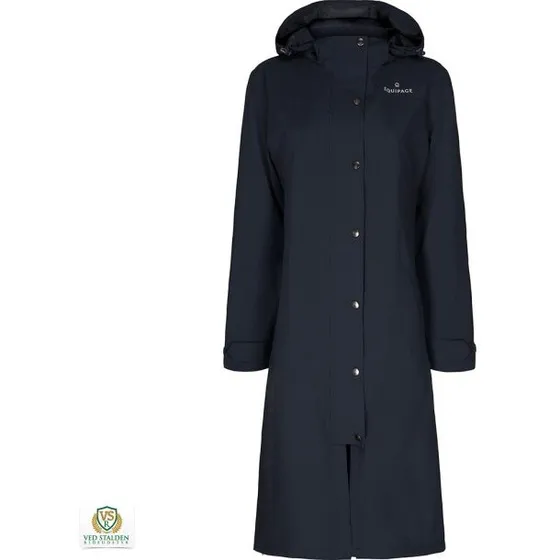 Equipage Heaven Long regnjakke - navy