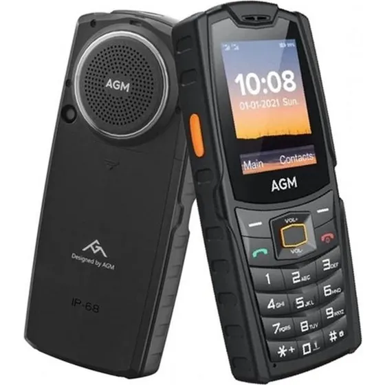 AGM M6 2,4" 4G Dual-SIM Mobil - Sort