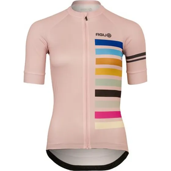 AGU Essential Rainbow Jersey - Dame - Pink Frost - Str. L