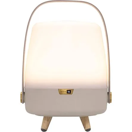 Kooduu Lite-up Play Mini 2.0 LED-lampe med JBL Bluetooth-højttaler, sand