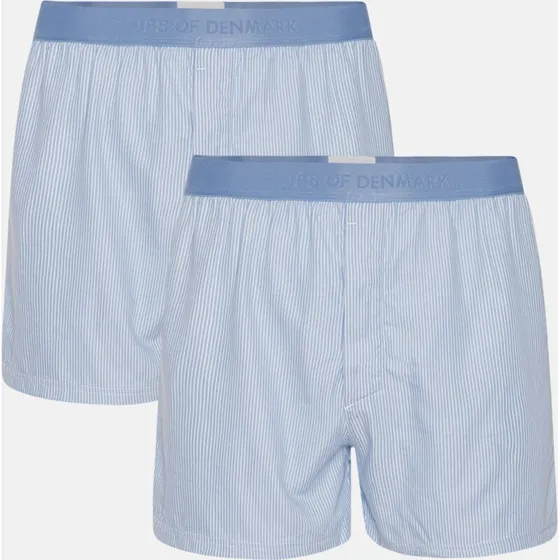JBS of Denmark 2-pak bambus boxershorts loose fit - blå